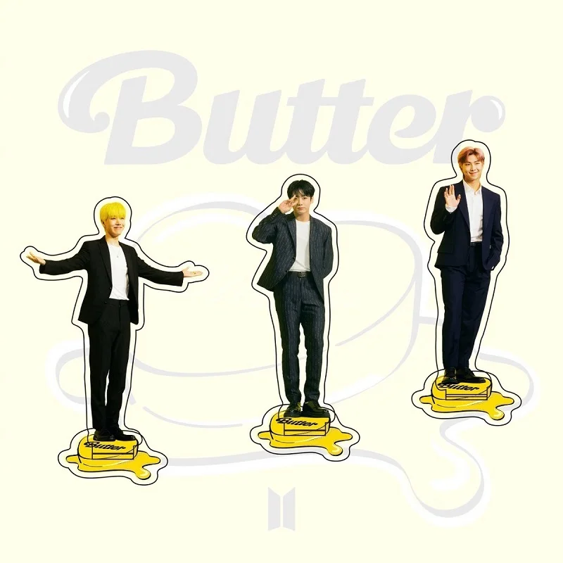 

KPOP Bangtan Boys New Album BUTTER Meet And Greet Acrylic Stand Table Decoration JK V JIMIN SUGA JIN Star Peripheral Korea Group