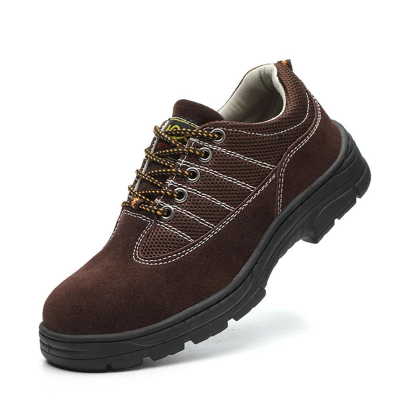 Мужские уличные обуви для тренировок нескользящая Рабочая обувь с защитой от