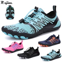 unisex water sports shoes women quick drying outdoor beach upstream shoes non slip five finger foot protection surfing shoes men
