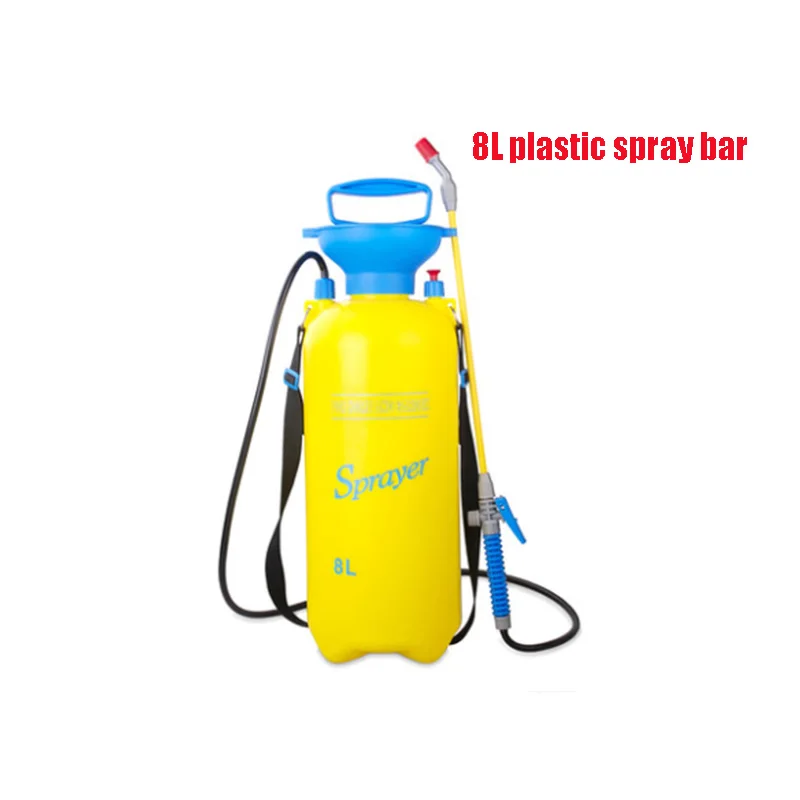 8L plastic spray bar 3/5/8L Давление опрыскиватель сжатого воздуха спрей насос для садового распылителя ручной Давление полива спрей орошения сада чистого автомобиля - Цвет: 8L plastic spray bar