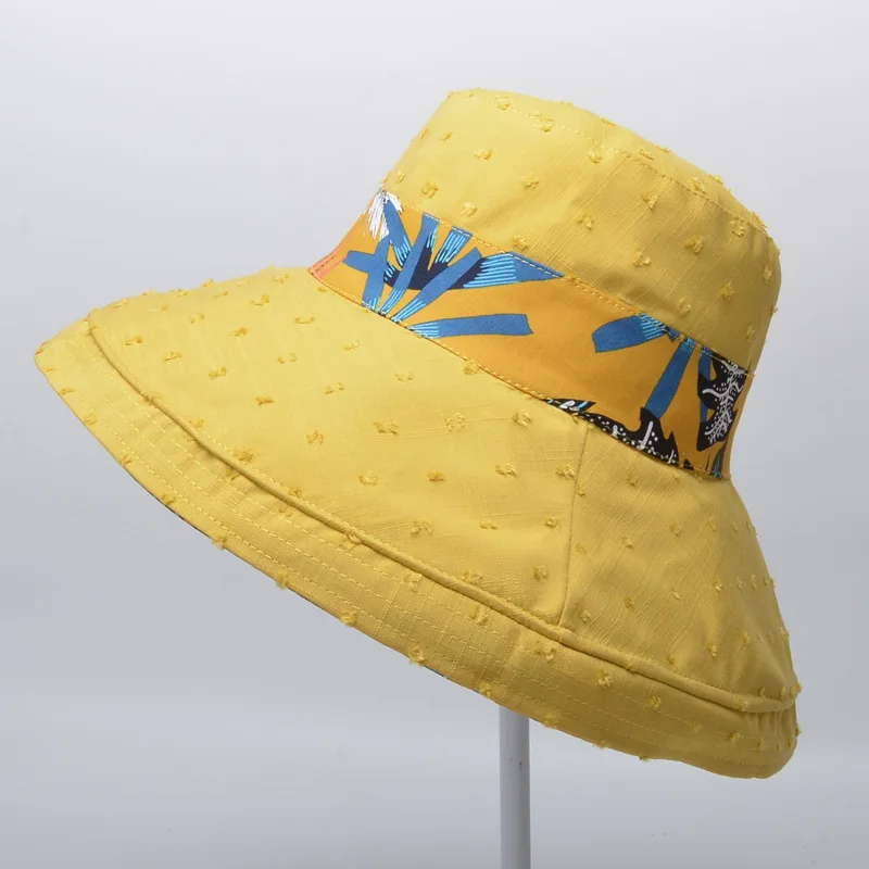 Casual Womens Summer Caps Ponytail Wide Brim Hat  Sun Hats for Women Visors Hat Fishing Beach Hat UV Protection Cap