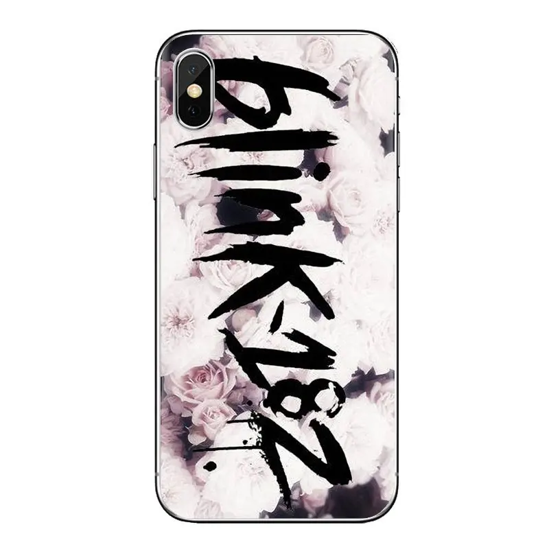 Чехлы для iPhone XS Max XR X 4 4S 5 5S 5C SE 6 6S 7 8 Plus и Samsung Galaxy J1 J3 J5 J7 A3 A5 с логотипом группы Blink 182 и изображением барабанщика Трэвиса Баркера.