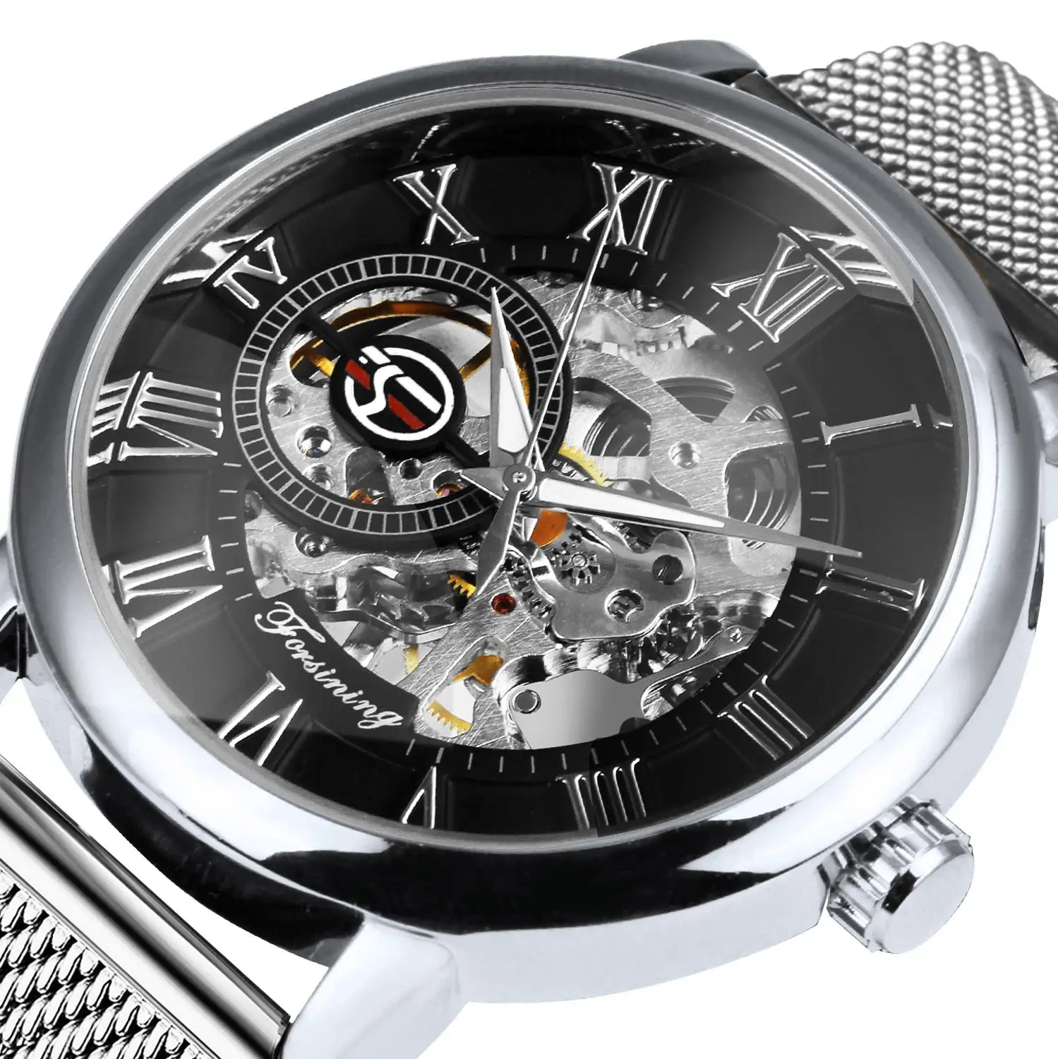 Часы наручные мужские механические Роскошные ультра тонкие Классические