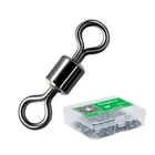 100 шт. шаровом шарнире сплошные Кольца Рыбалка разъем 4 5 6 8 9 10 12 14 # Сталь сплав для рыбалки