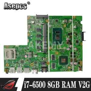 akemy x541uvk motherboard mainboard i7 6500u cpu 8gb ram v2g for asus x541uvk x541uj x541uv f541u r541u laptop motherboard free global shipping