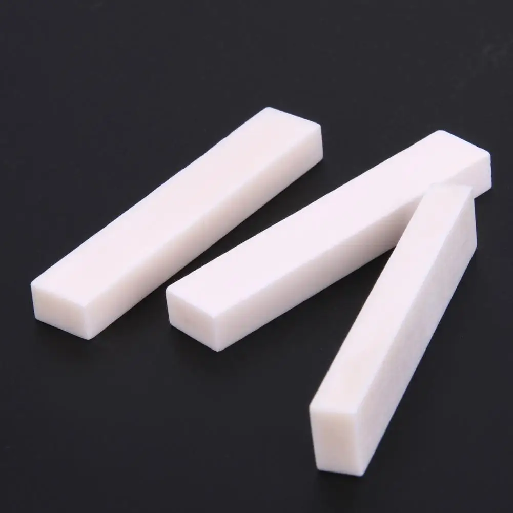 

Ohello 1/3/5 pcs Guitar Blank Bone Nut Real Buffalo Bone 52mmx 6mmx 10mm Beige for Classical Electric Acoustic Guitar Parts