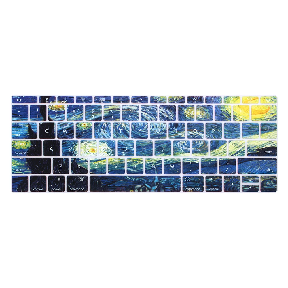 Чехол для клавиатуры ноутбука US-Ente macbook 12 pro13 без touchbarSilicone защитная пленка A1534 A1931