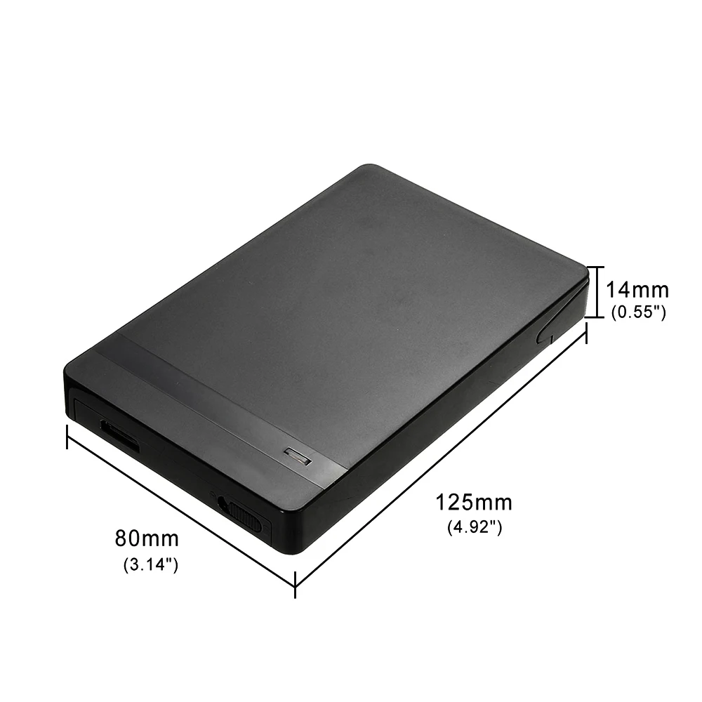 Корпус для внешнего жесткого диска 2 5 дюйма SATA USB 3 0 ТБ | Компьютеры и офис