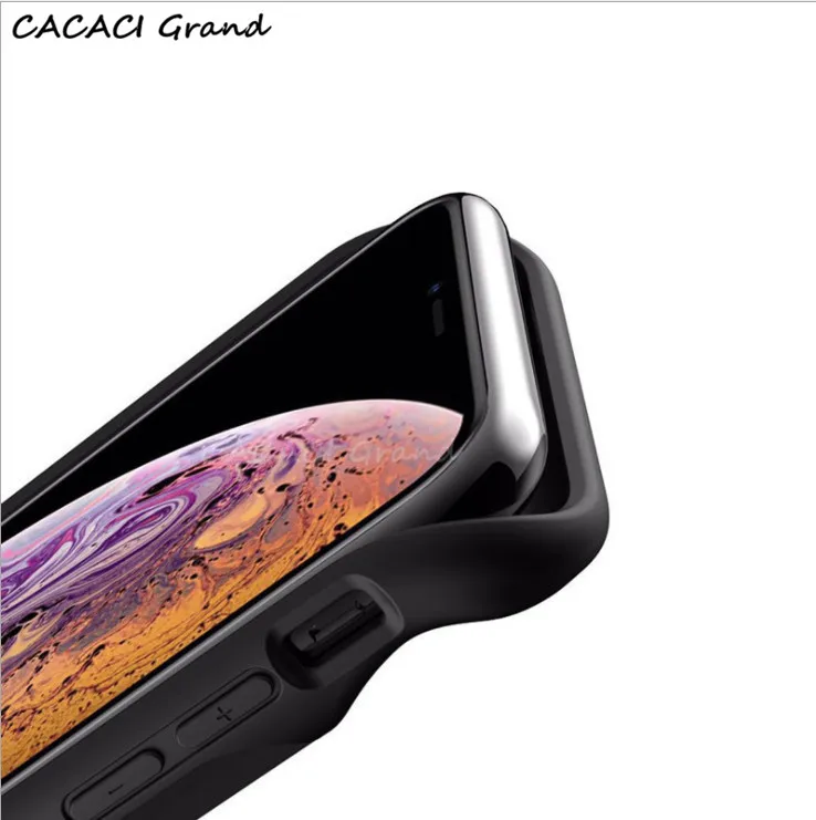 Ультра тонкий умный аккумулятор чехол Зарядное устройство для iPhone XR XS аккумулятор Max чехол Внешняя резервная копия зарядного банка зарядный чехол для iPhone X XS