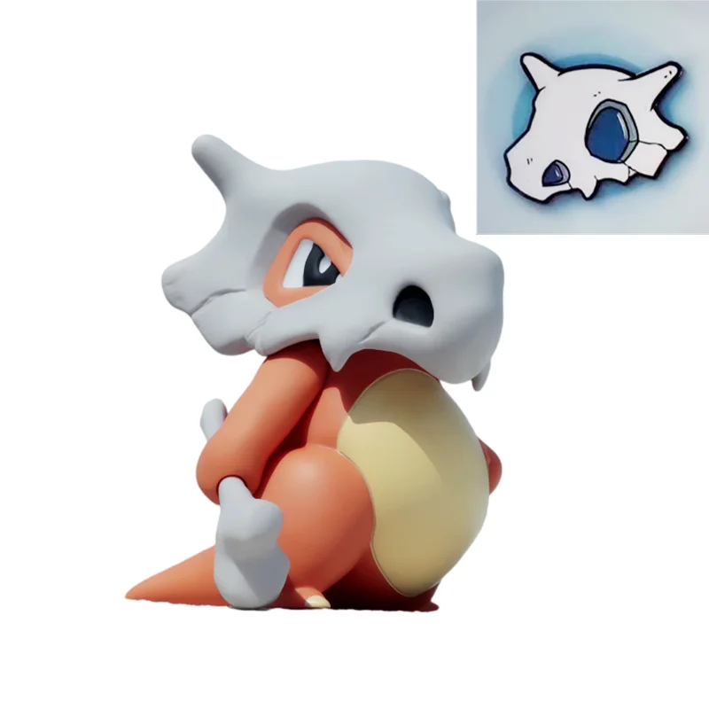 

Pokemon 1:1 Kawaii Gengar Cubone Haunter Togepi Mew Christmas Halloween Anime Character Decoration Children's Birthday Gift Box