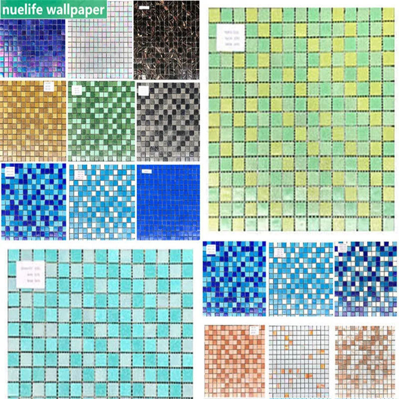 Бассейн Ванная комната гостиная спальня стены бассейн мозаичная плитка рыба пруд Пейзаж бассейн ТВ фон украшение стены 3D стикер