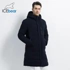ICEbear 2019 новая зимняя куртка ветрозащитная мужская хлопковая модная мужская парка повседневные мужские пальто Высокое качество Мужское пальто MWD18826I