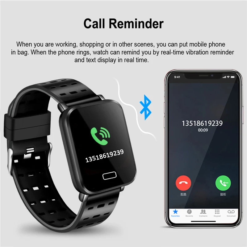 LIGE 2019 новый смарт-браслет для мужчин и женщин фитнес-трекер спортивный режим