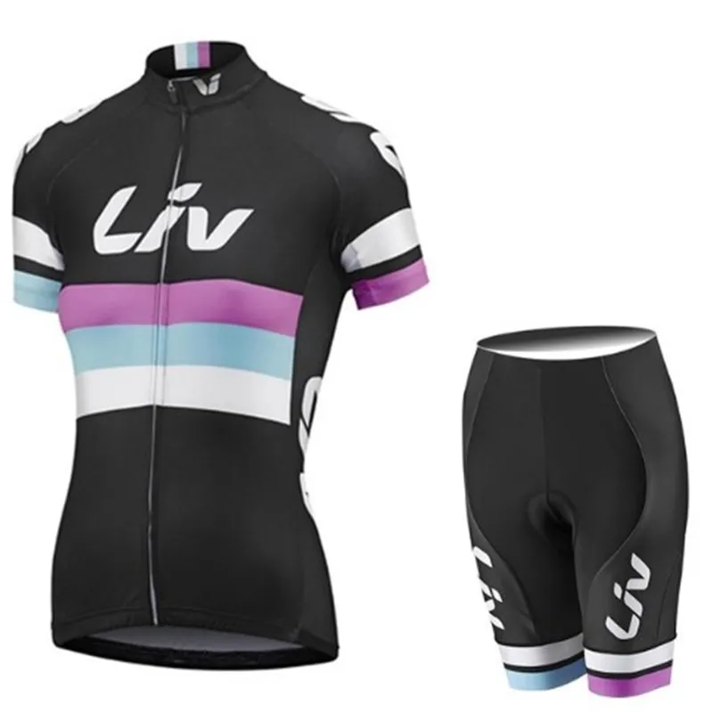 

LIV Pro Cycling Jersey set women MTB Bike Clothes Summer Bicycle Clothing Cycling Set Maillot Conjunto Ropa Ciclismo