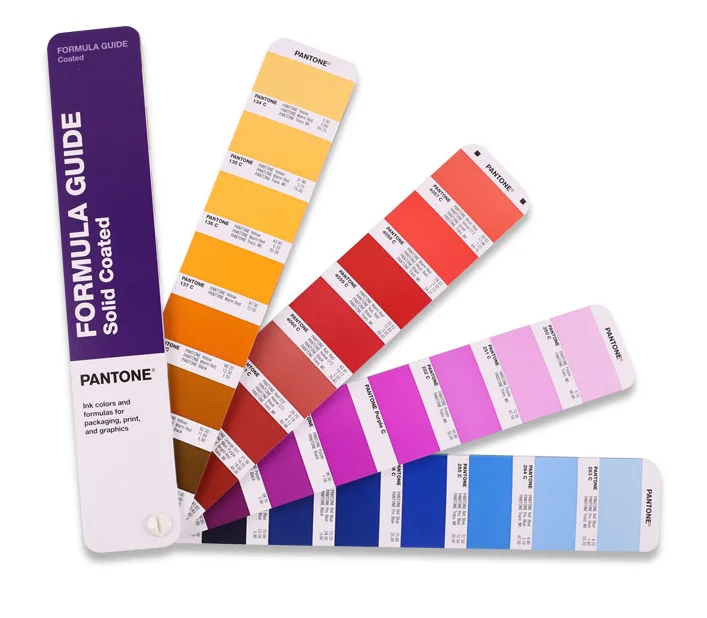 Pantone цветная направляющая C карта только с твердым покрытием GP1601A вместо