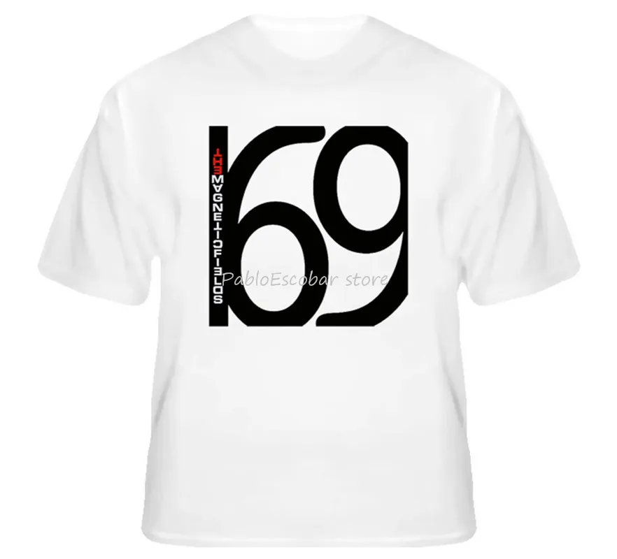 

Футболка shubuzhi мужская хлопковая, Забавный топ в стиле унисекс, 69 с изображением любимых песен, альбома магнитных полей