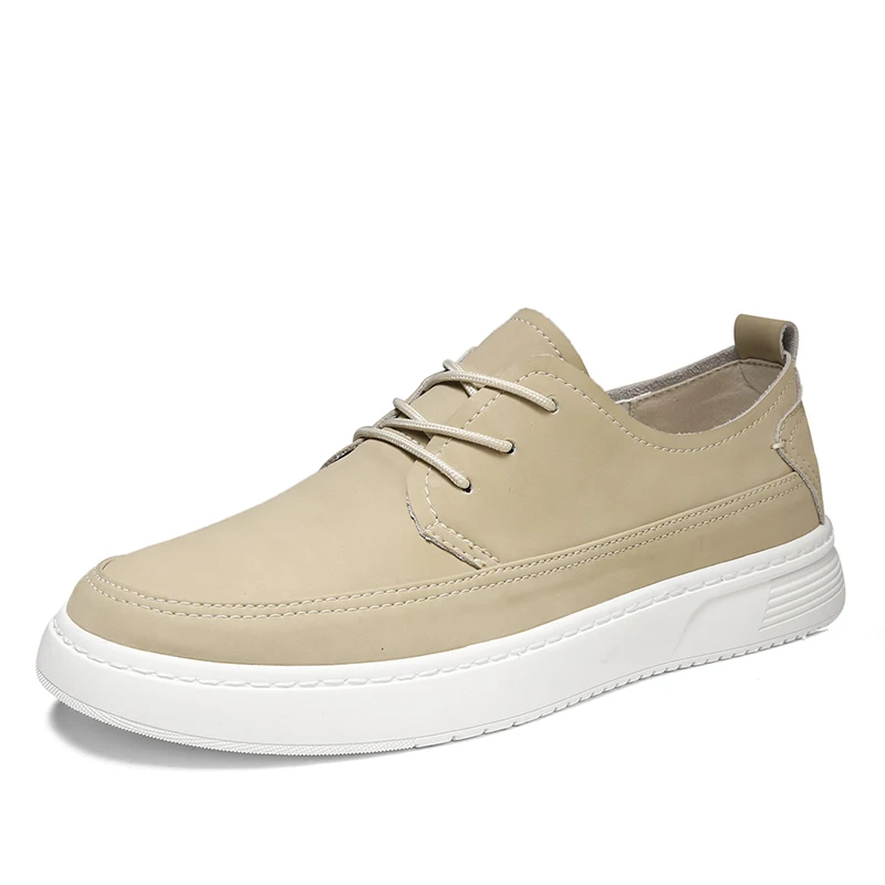 Туфли мужские из натуральной кожи на шнуровке повседневные кроссовки обувь для