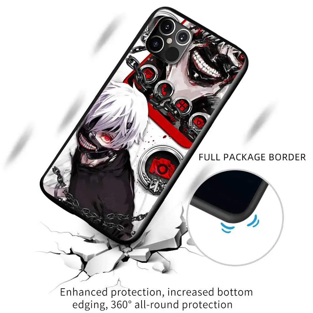 

Tokyo Ghoul Trendy Anime Soft TPU Phone Case For iPhone 12 Mini 11 Pro X XS Max XR SE 2020 7 8 6 6S Plus Back Cover Coque Fundas