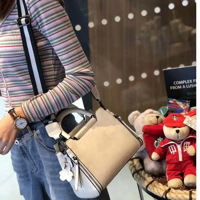 Новая женская сумка-мессенджер San Maries из натуральной кожи топ с ручками