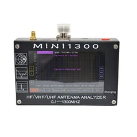 mini1300 antenna analyzer hfvhfuhf antenna tester 4 3 lcd touch screen antenna counter 0 1 1300mhz network antenna analyzer