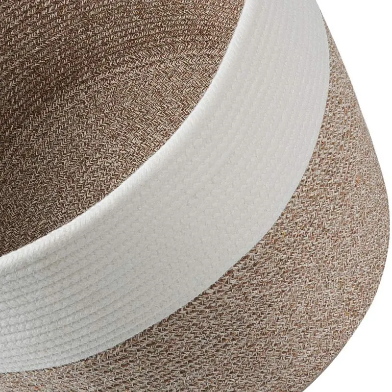 

Large Cotton Rope Basket Baby Laundry Basket Woven Blanket Baby Basket,Toy Storage Basket