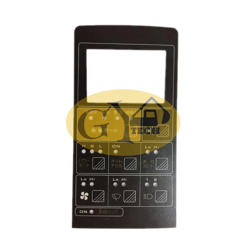 PC200 5 7824 72 2101 экскаватор монитор стикер для Komatsu дисплей guage с 3M клеем|Шаблон