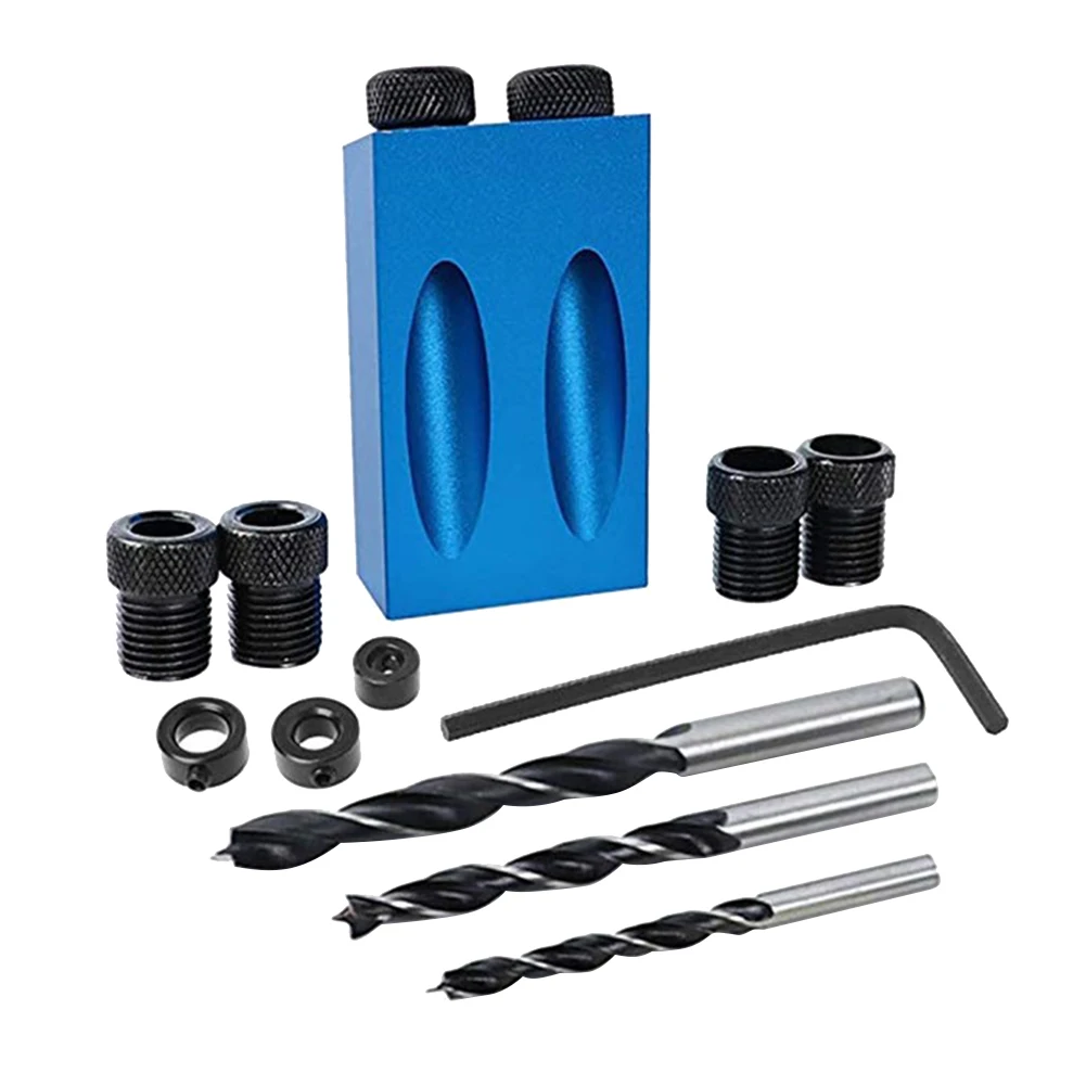 Горячая 14 шт. карманное отверстие джиг комплект сверхмощный простой инструмент