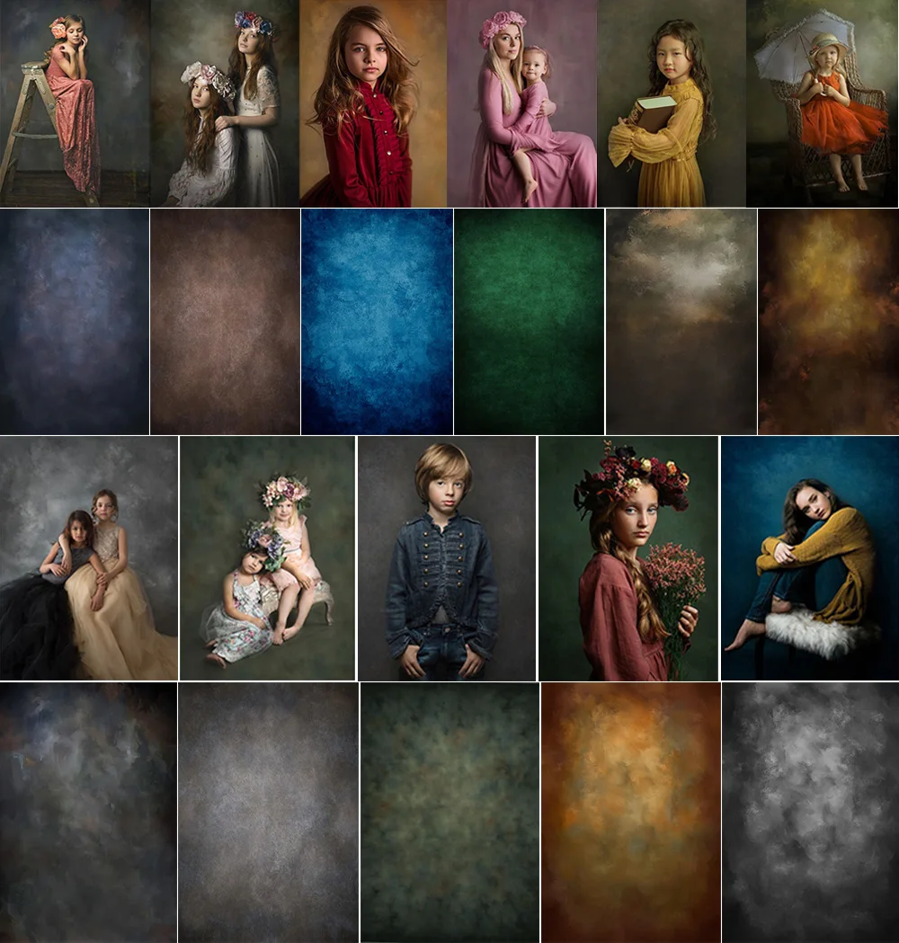 

Abstract Texture Backdrop for Photography Vintage Old Master Portrait Photographic Background Studio Props Polyester No Wrinkle