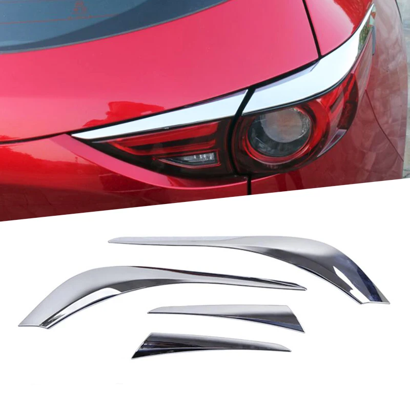 Автомобильный Стайлинг хромированный задний светильник накладка полоски для