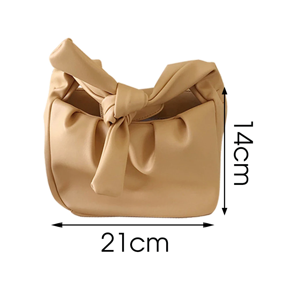 

Tote Bags For Women 2020 Vintage Handbags Solid Color Summer Crossbody Shoulder Bag Lady Cloud Pouch Female Soft Leather Clutch