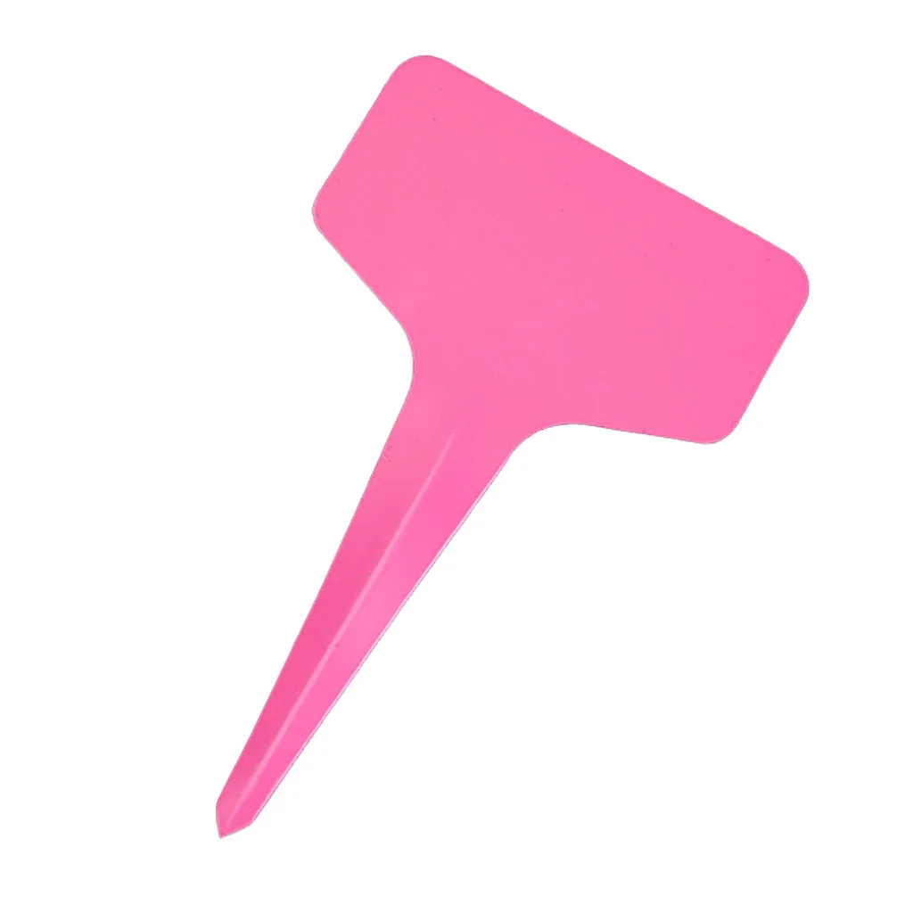 

100pcs Garden Label Waterproof Plant Tags Insert Ground Card T-shaped Markers Nursery Pots Seedling Labels Tray Mark Tools #695