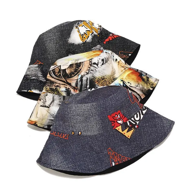 2020 Двусторонняя Большая шляпа-ведро с завязками летняя пляжная рыболовная Кепка