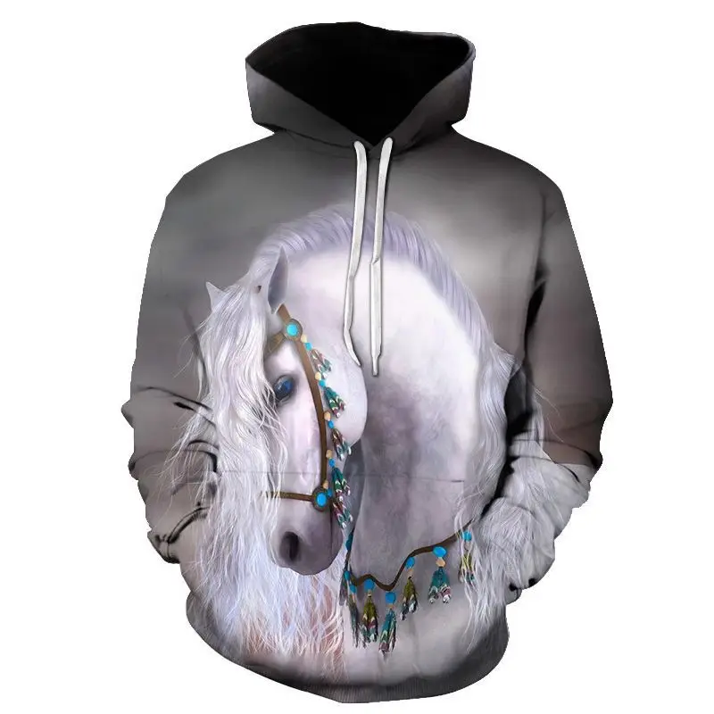 

Horse 3D Hoodie Sudaderas Hombre Sweatshirt Hoodies Man Women Animal Men Clothing Clothes 2021 Streetwear Homme Ropa Sudadera