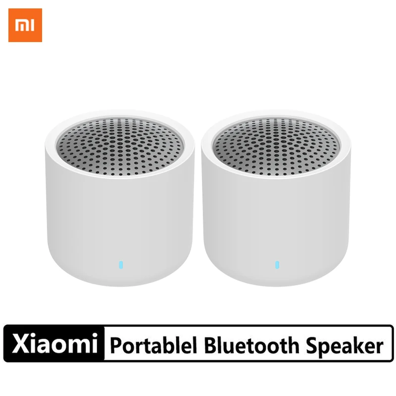 Портативный беспроводной динамик Xiaomi 2 шт. Bluetooth 5 0 мини музыкальный звук TWS