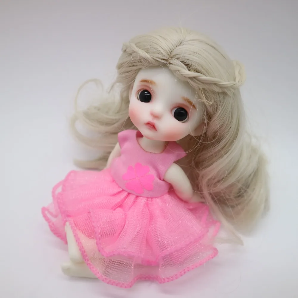 15 см BJD 1/8 кукла суставная Смола включает глаза одежда парики