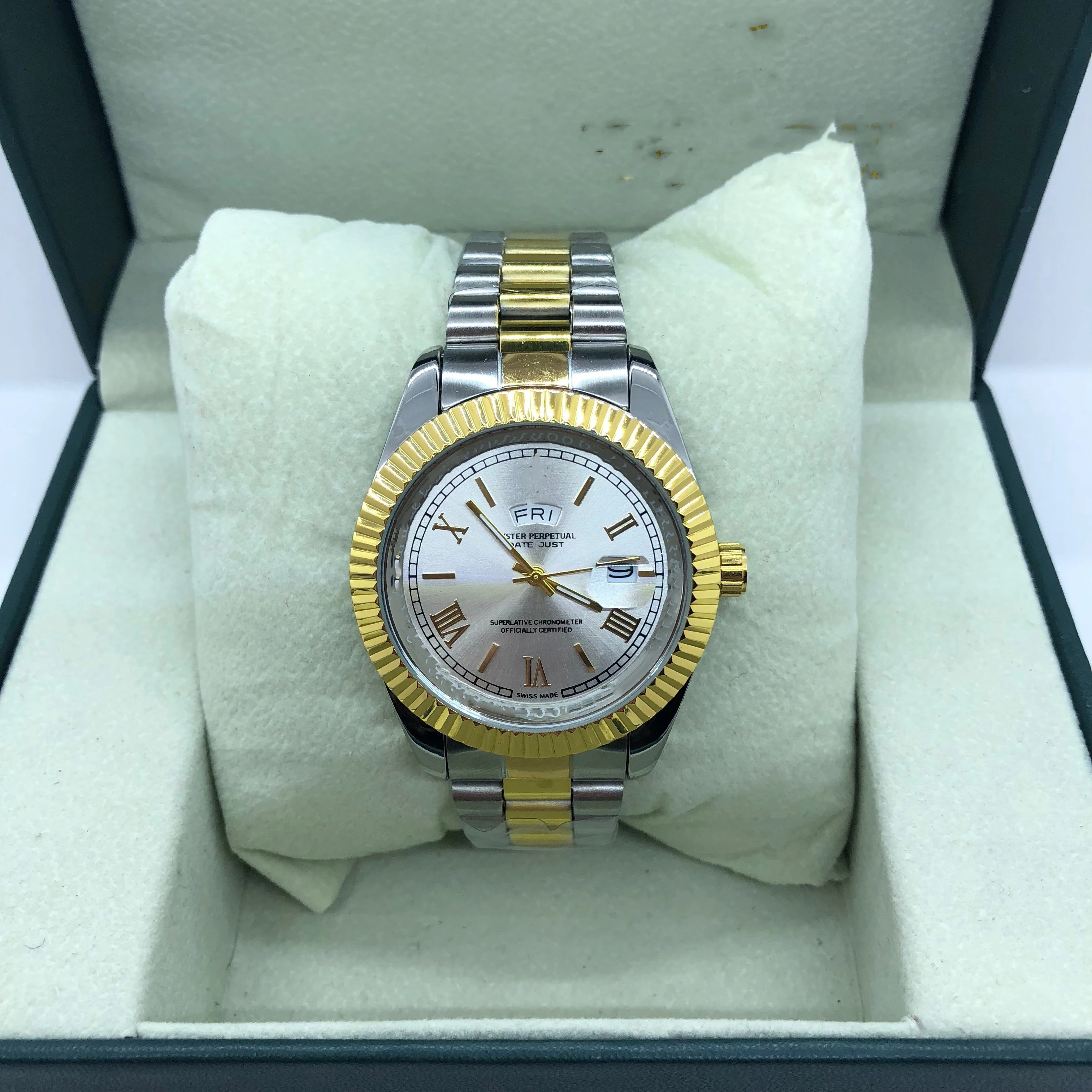 

2021 new Rolexindi quartz mechanical watch, casual fashion luxury brand steel belt men's and women's watches