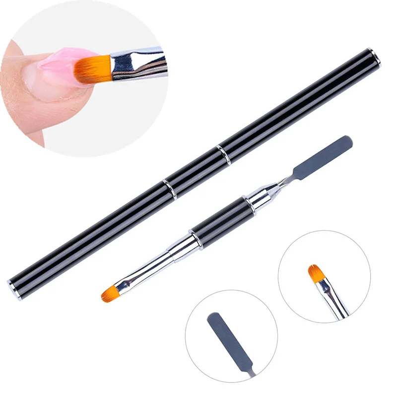 Многофункциональная двухсторонняя ручка для маникюра клеевая инструмент |