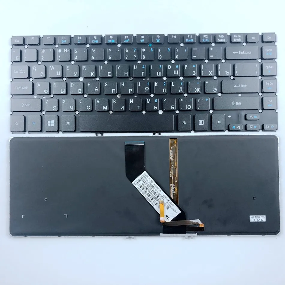 Русская клавиатура с подсветкой для ACER ASPIRE V5 431 431G 471 471G 6876 6485 M3 481 R7 MS2360 RU