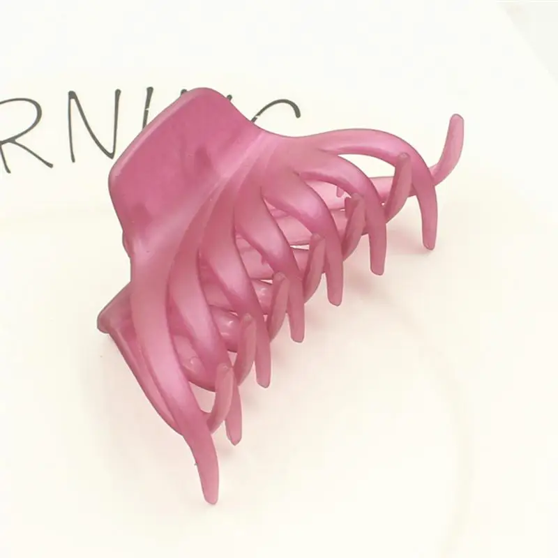 

Women for Hair Clamps Headdress Hair Jaw Simple Large Candy Color Acrylic 5pcs Hair Claws