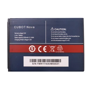 100 new original 3200mah for cubot nova battery for cubot nova high quality replacement large capacity mobile phone battery free global shipping