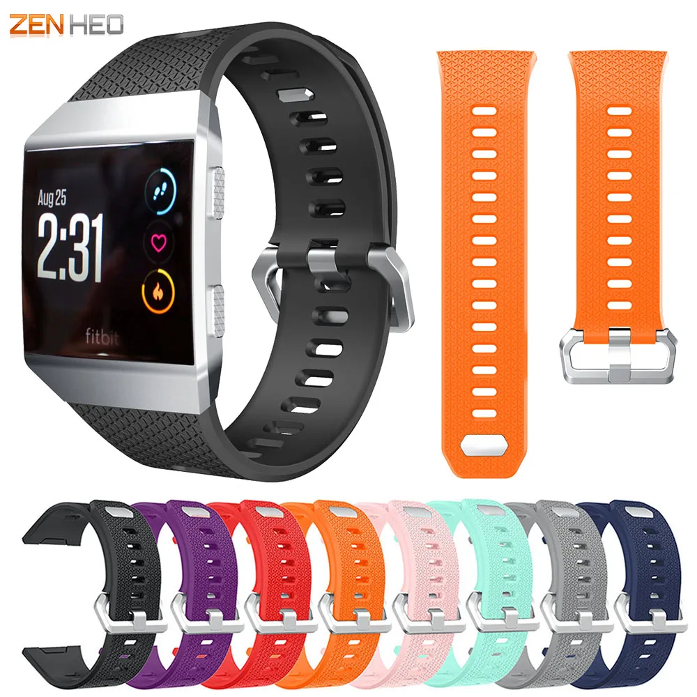 Силиконовый Браслет для Fitbit Смарт часы с заменой ремешка браслет