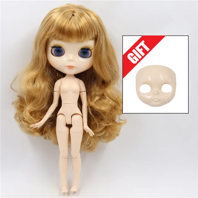 ICY factory шарнирная кукла blyth toy joint body белая кожа блестящее лицо кукла 1/6 30 см подарок для девочки на продажу специальное предложение - Цвет: e