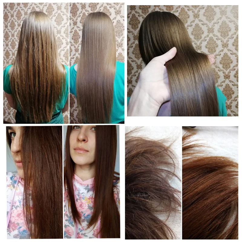 

HAIRINQUE 5% Hair Keratin Treatment Kit Straightening Curly Hair Repair Damaged with Shampoo Pre Treatment + Regenerative Mask