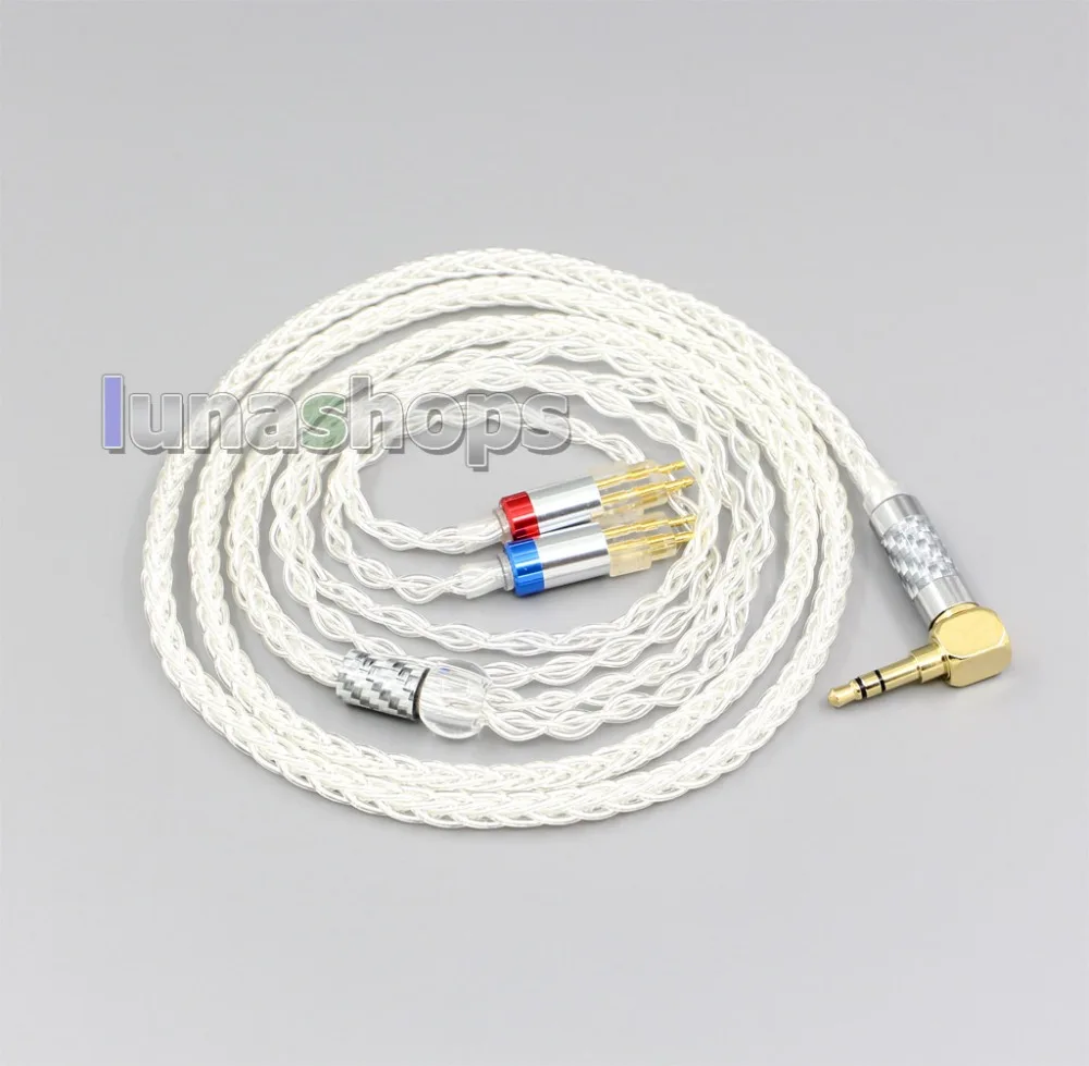LN006340 99.99% чистого серебра XLR 3,5 мм 2,5 мм 4,4 мм кабель для наушников для Sennheiser HD580 HD600 HD650 HDxxx HD660S