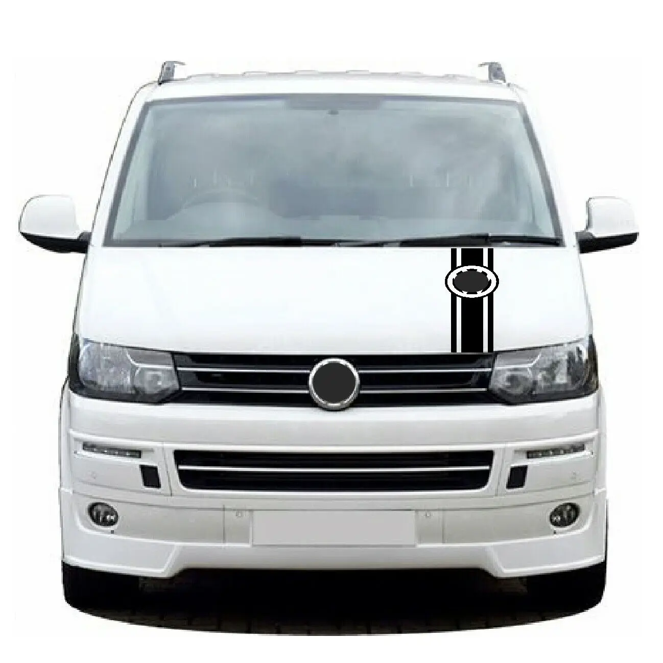 

For VW Transporter Bonnet Stripe T4 T5 T6 Camper Van Vinyl Sticker / Colour Options Car Accessories Interior Parts Car Products