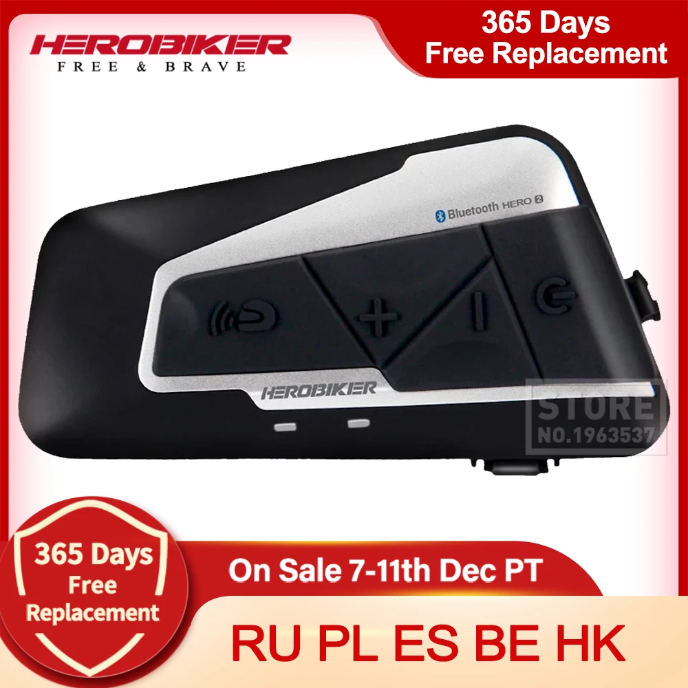 

Bluetooth-гарнитура для мотошлема, Bluetooth, дальность 1200 м, FM-радио