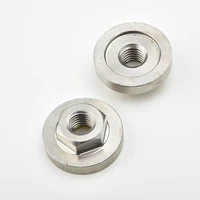 2pcs m10 angle grinder nuts hex locking nuts kit set steel replacement parts for modification power tools accessories