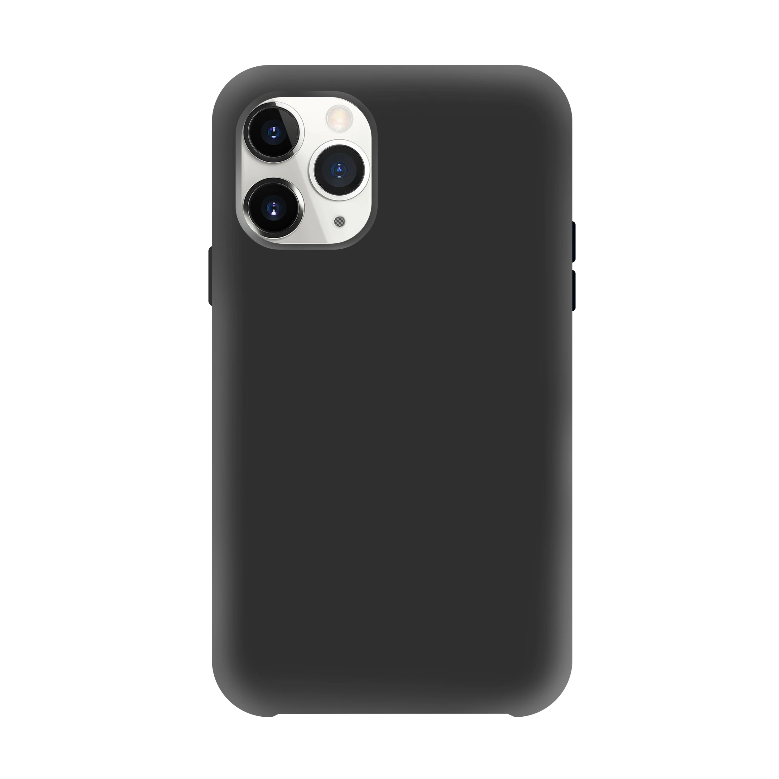 Оригинальный официальный силиконовый чехол для iPhone 11 задняя крышка с логотипом