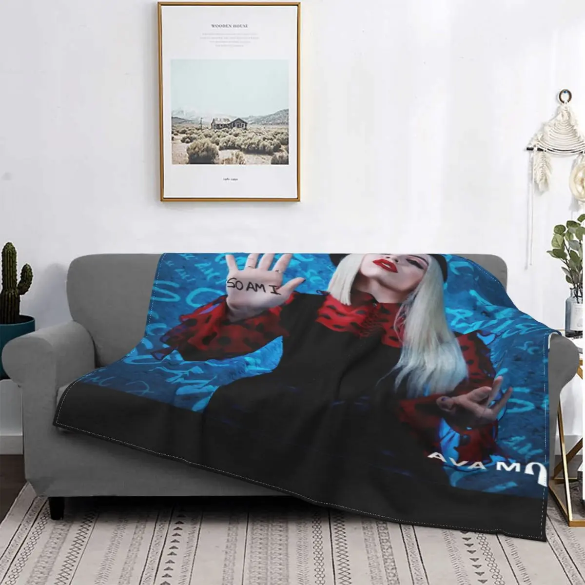 

Ava Max-Manta de muselina a quadros, cubrecama, cubrecama, colcha, pickick