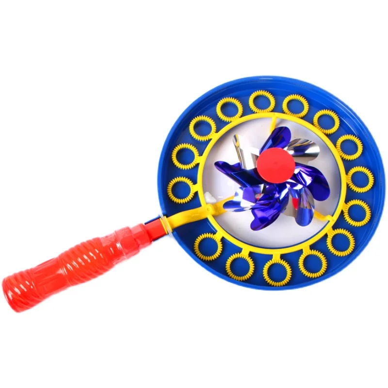 

Funny Windmill Making Blower Bubbles Machine Toys Outdoor Bubble Blower Machine Colorful Large Bubble Soap Tools Toy Supplies